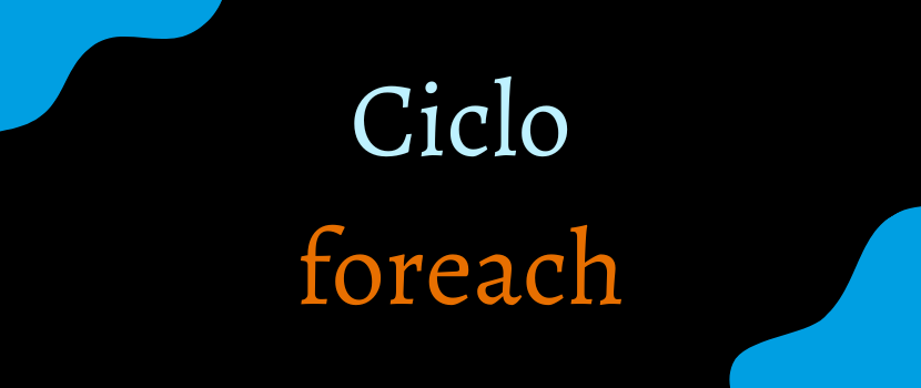 Ciclo foreach